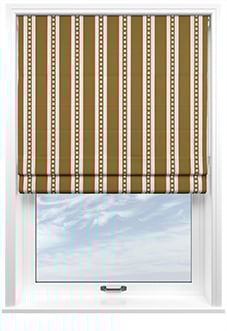 The British Stripe Co. Edgar, Highlands No.1 - Twist&Fit Roman Blind